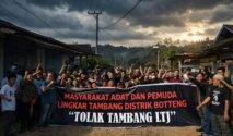 Aksi warga Botteng Mamuju tolak tambang LTJ