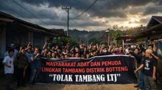 Aksi warga Botteng Mamuju tolak tambang LTJ